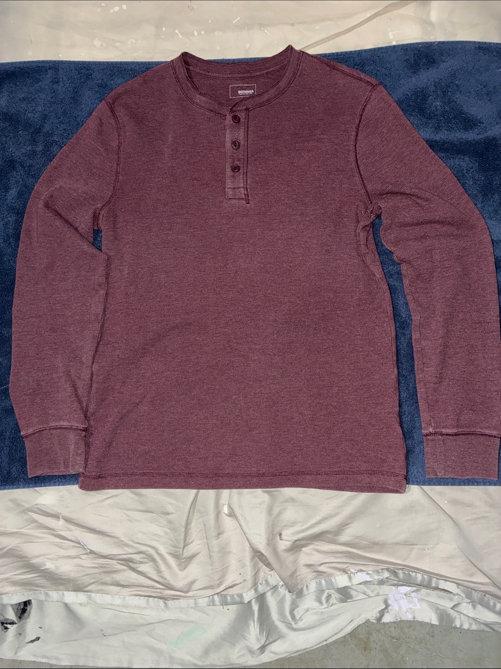 Burgundy Henley